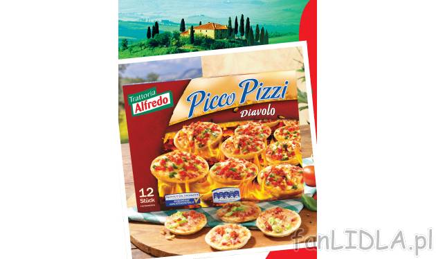 Pizza Picco Pizzi , cena 9,99 PLN za 360 g 
- 12 małych pizz w opakowaniu. Do ...