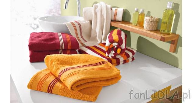 Ręczniki frotte Miomare, cena 13,99 PLN za 1 opak. 
- dekoracyjne obszycie lub ...