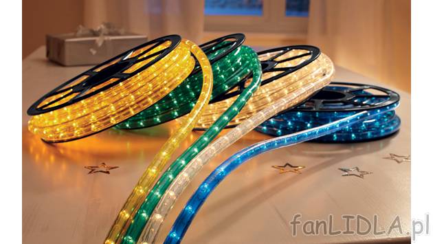 Wąż świetlny 10 m Melinera, cena 54,90 PLN za 1 szt. 
- dekoracyjne oświetlenie ...