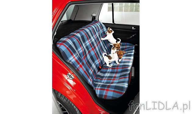 Koc dla psa do samochodu Zoofari, cena 32,99 PLN za 1 szt. 
- chroni siedzenia ...