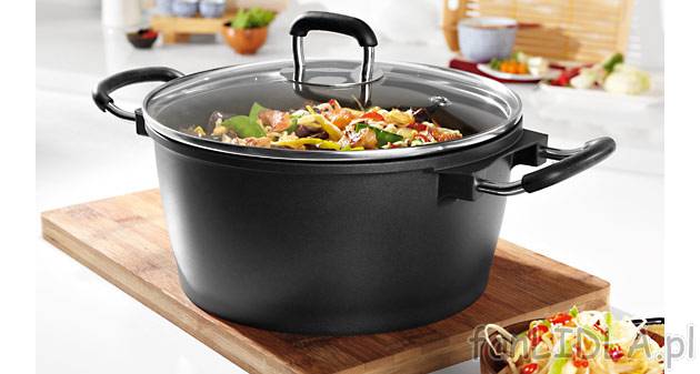 Garnek 24 cm Ernesto, cena 79,90 PLN za 1 szt. 
- do zdrowego, niskotłuszczowego ...