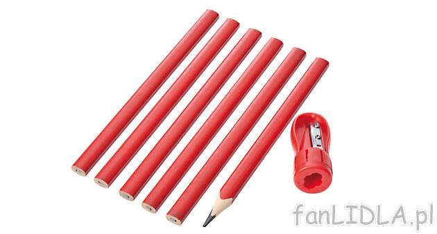 Ołówki stolarskie Powerfix, cena 6,99 PLN za 1 opak. 
- w zestawie 6 ołówków ...