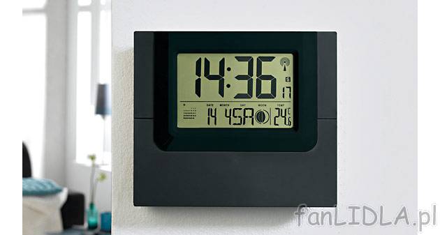 Zegar radiowy LCD Auriol, cena 49,99 PLN za 1 szt. 
- precyzyjny zegar radiowy ...