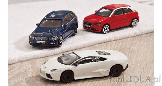 Komplet 3 samochodów , cena 25,99 PLN za 1 opak. 
- modele wykonane w skali 1:43 ...