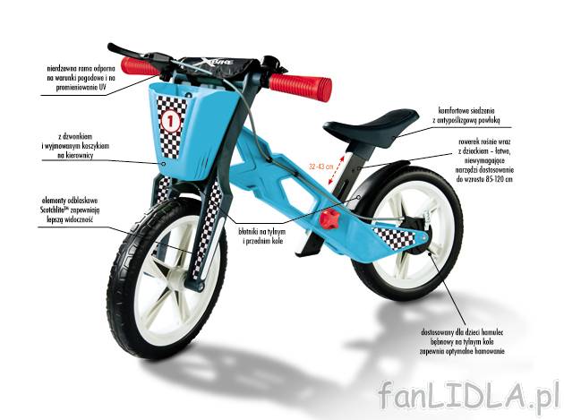 Rowerek biegowy , cena 199,00 PLN za 1 opak. 
- pomocny do nauki jazdy dla dzieci ...