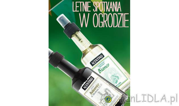 Ocet w sprayu , cena 8,99 PLN za 250 ml/1 opak. 
- Do wyboru: ocet biały lub Balsamico ...