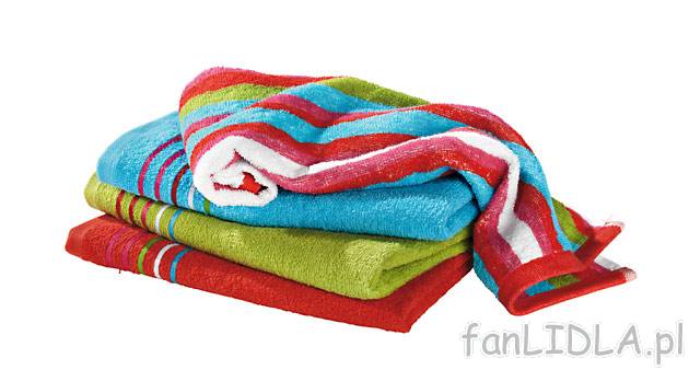 Ręczniki 3 szt. Meradiso, cena 11,99 PLN za 3szt. 
- wymiary: 30 x 50 cm 
- 100% ...