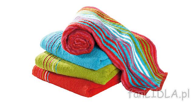 Ręcznik Meradiso, cena 21,99 PLN za 1 szt. 
- wymiary: 70 x 140 cm 
- 100% bawełny ...