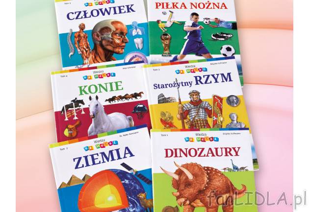 Książki edukacyjne , cena 15,99 PLN za 1 szt. 
- do wyboru: Dinozaury, Ziemia, ...