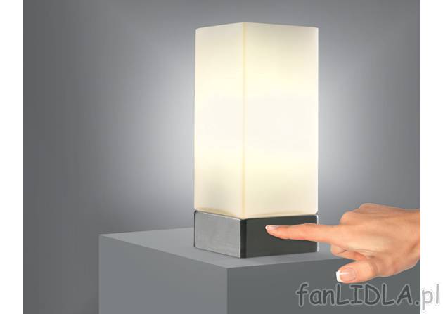 Lampa dotykowa Livarno Lux, cena 49,99 PLN za 1 szt. 
- 3 poziomy ściemniania ...