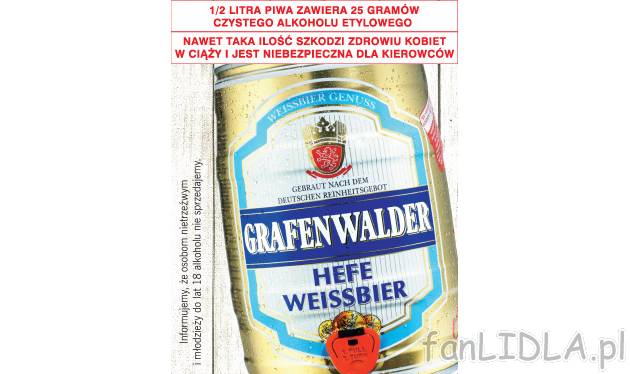 Piwo Graffenwalder , cena 33,33 PLN za 5 l/1 opak. 
- Informujemy, że osobom nietrzeźwym ...