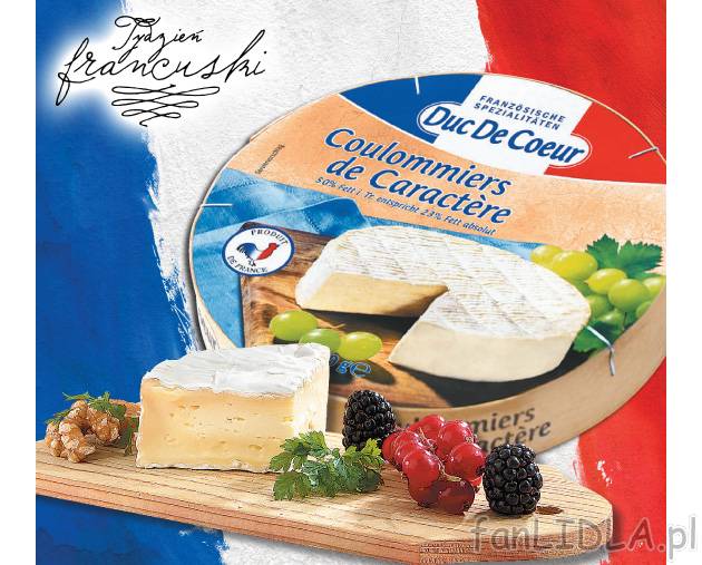 Ser z mleka krowiego , cena 9,99 PLN za 350 g 
- Miękki ser z pasteryzowanego ...