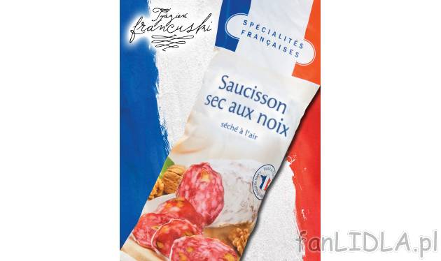 Salami suszone z orzechami włoskimi , cena 9,99 PLN za 250 g 
- 250 g/ 1 opak. ...
