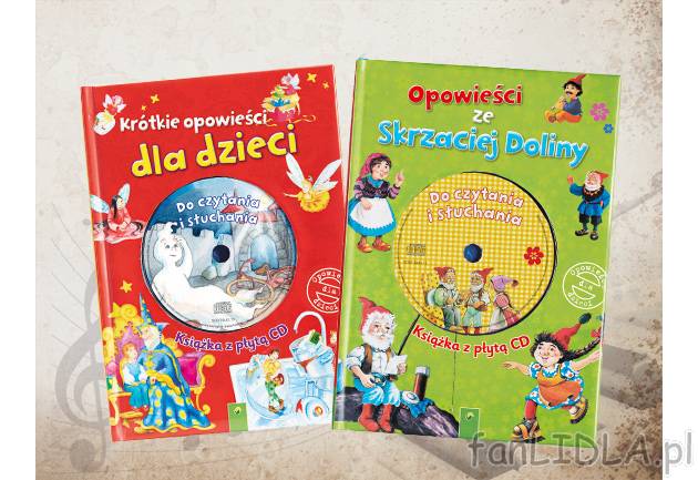 Książka dla dzieci z płytą CD , cena 19,99 PLN za 1 opak. 
-  do wyboru:,