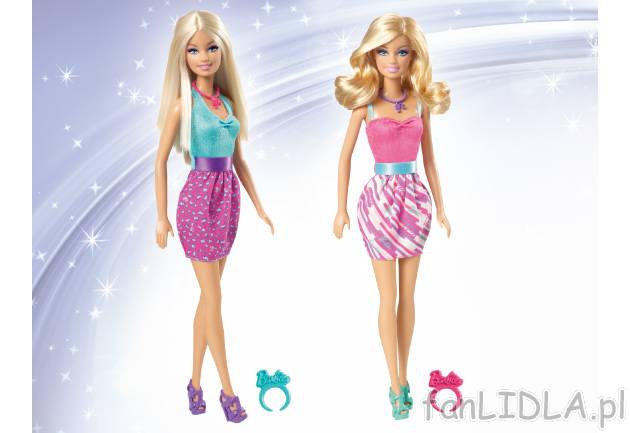 Lalka Barbie z prezentem , cena 24,99 PLN za 1 opak. 
-  różne wzory
