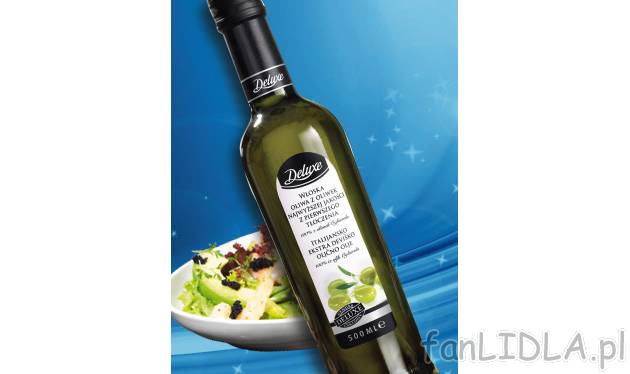 Oliwa z oliwek , cena 14,99 PLN za 500 ml/1 opak. 
- najwyższa kategoria oliwy ...