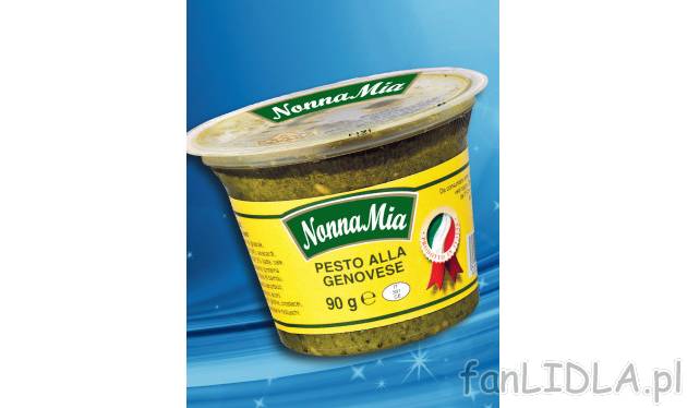 Pesto , cena 2,99 PLN za 90 g/1 opak. 
- najwyższej jakości 
- świeże pesto ...