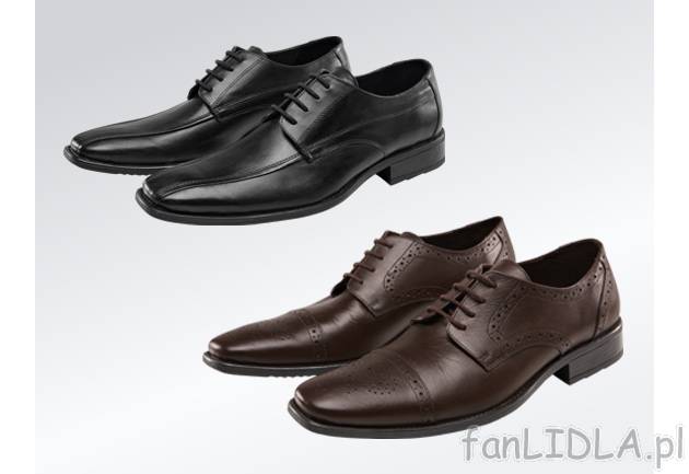 Buty skórzane , cena 79,90 PLN za 1 para 
- klasyczna elegancja 
- wytrzymała ...