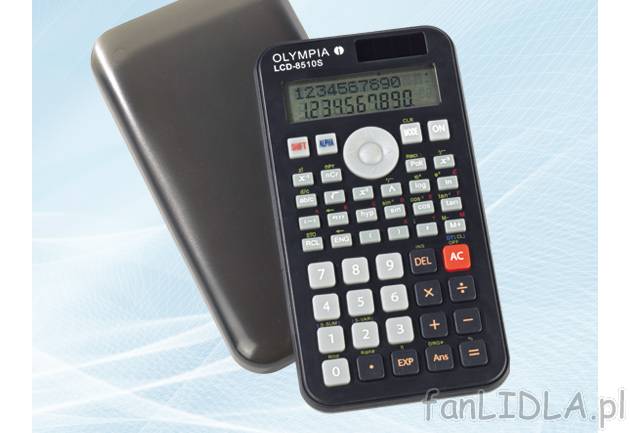 Kalkulator techniczny Olympia LCD-8510S , cena 16,99 PLN za 1 szt. 
-  240 funkcji