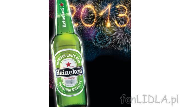 Heineken , cena 2,79 PLN za 500 ml/1 opak. 
- Informujemy, że osobom nietrzeźwym ...