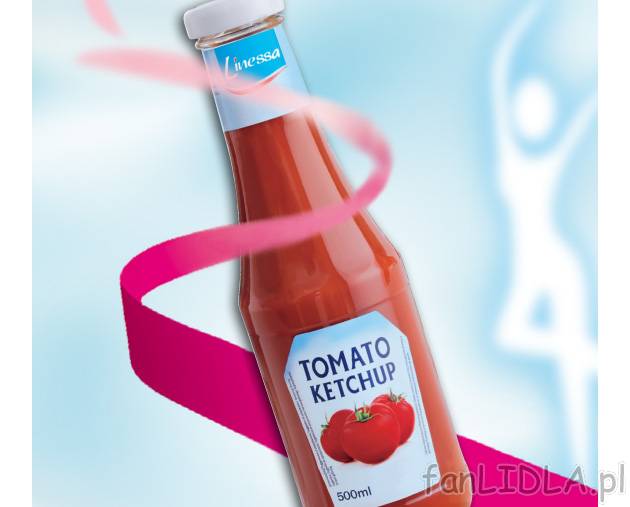 Ketchup light , cena 3,99 PLN za 500 ml/1 opak. 
- Bez cukru i substancji wiążących. ...