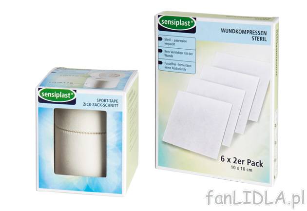 Bandaże elastyczne Sensiplast, cena 5,99 PLN za 1 opak. 
-  różne zestawy do wyboru: