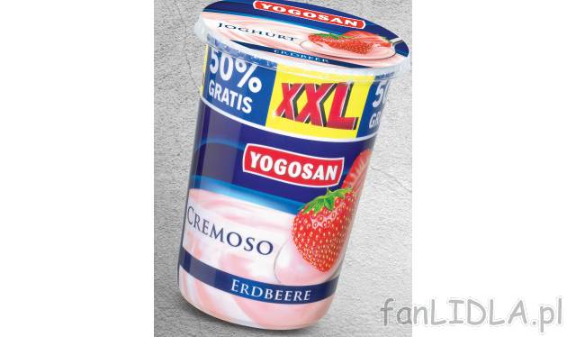 Jogurt , cena 2,99 PLN za 495 g/1 opak. 
-  Różne rodzaje.