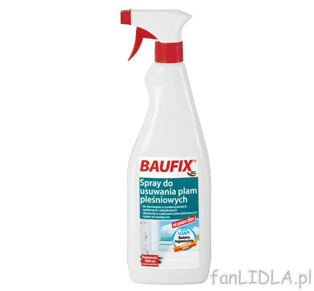 Spray do usuwania pleśni , cena 11,99 PLN za 1 szt. 
- nie zawiera chloru 
- ...