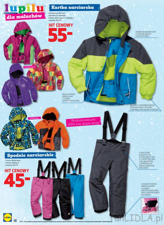 Na zimę warto zaopatrzyć dziecko w spodnie narciarskie, które nie tylko sprawdzą ...