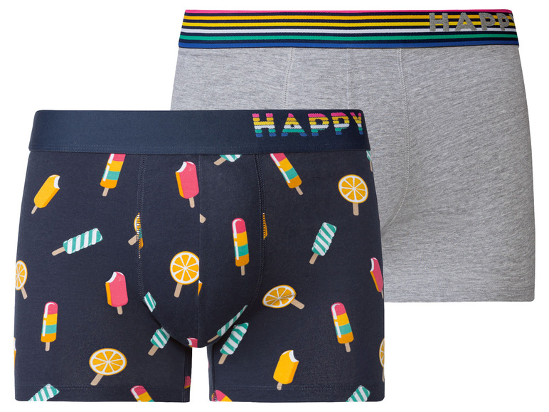 Happy Shorts Bokserki męskie, 2 pary | LIDL.PL Happy shorts, cena 39,98 PLN 
Happy ...