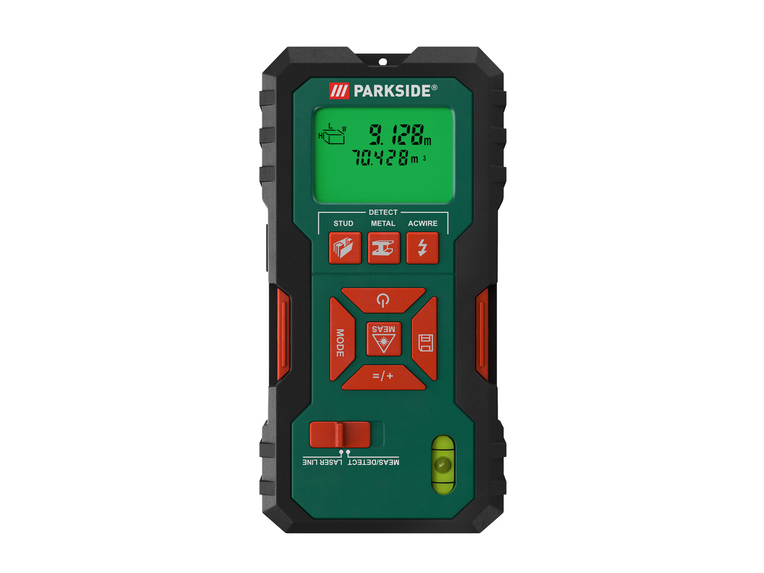 Detektor wielofunkcyjny Parkside, cena 99,00 PLN 
- do wykrywania konstrukcji drewnianych, ...