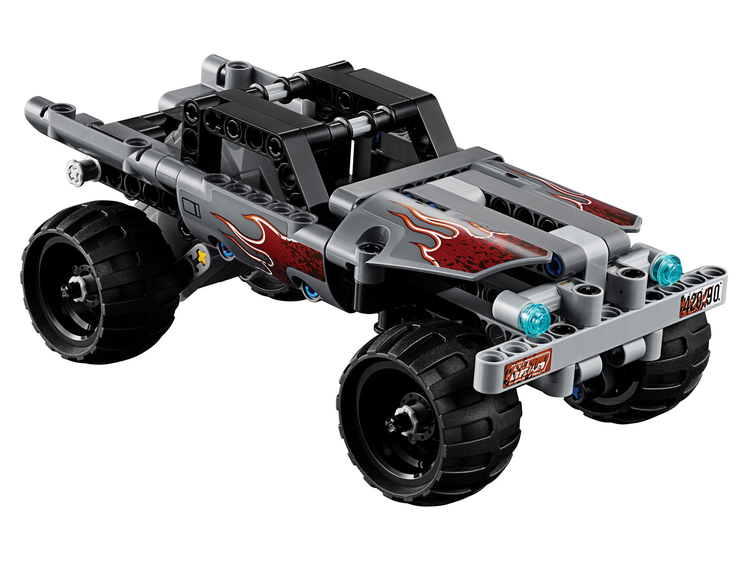 Klocki LEGO 42090 Lego, cena 74,90 PLN  
-  Monster truck złoczyńc&oacute;w
Opis