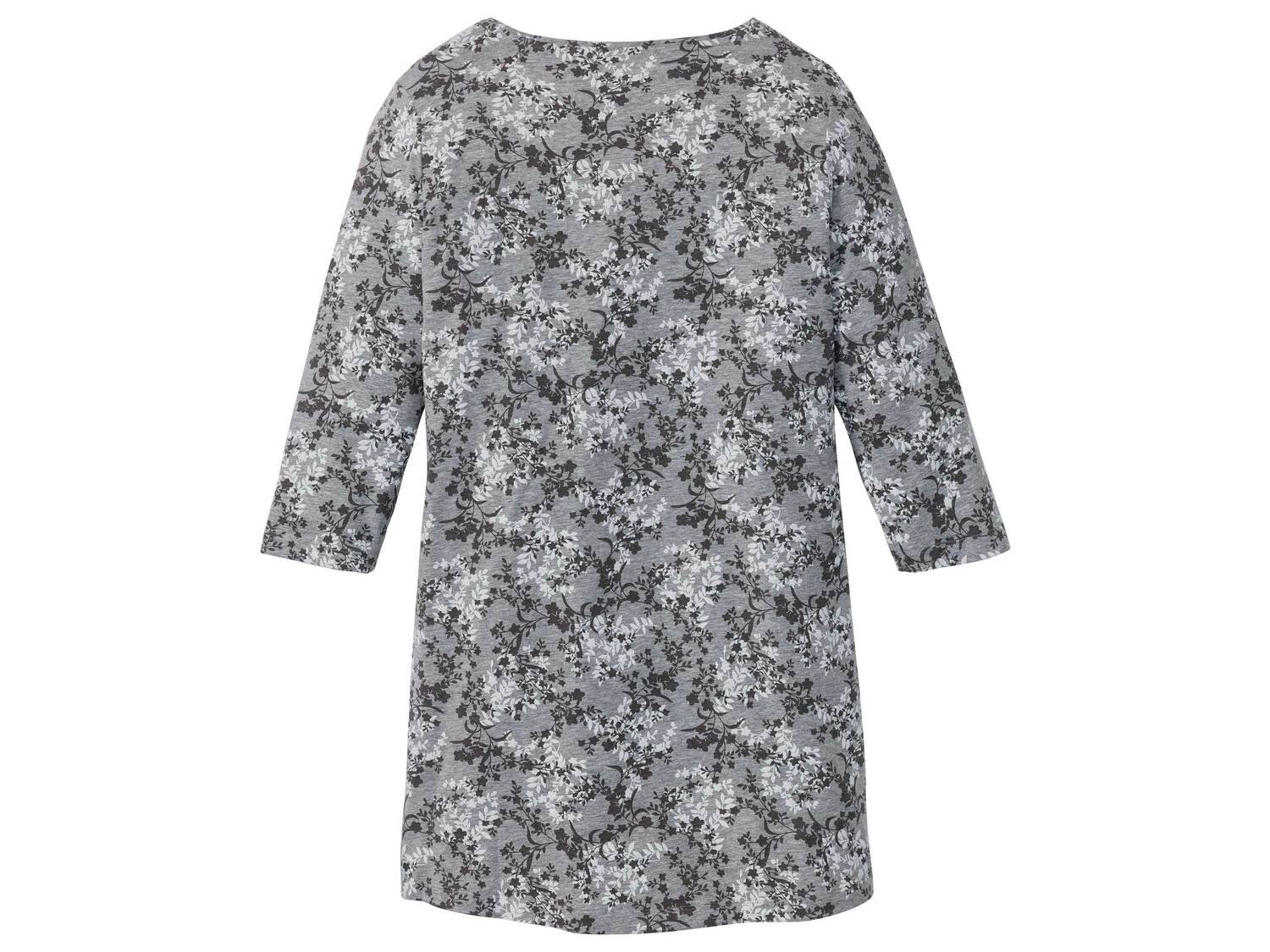 Koszula nocna damska Esmara Lingerie, cena 24,99 PLN 
- rozmiary: XS-L
- 85% bawełny, ...