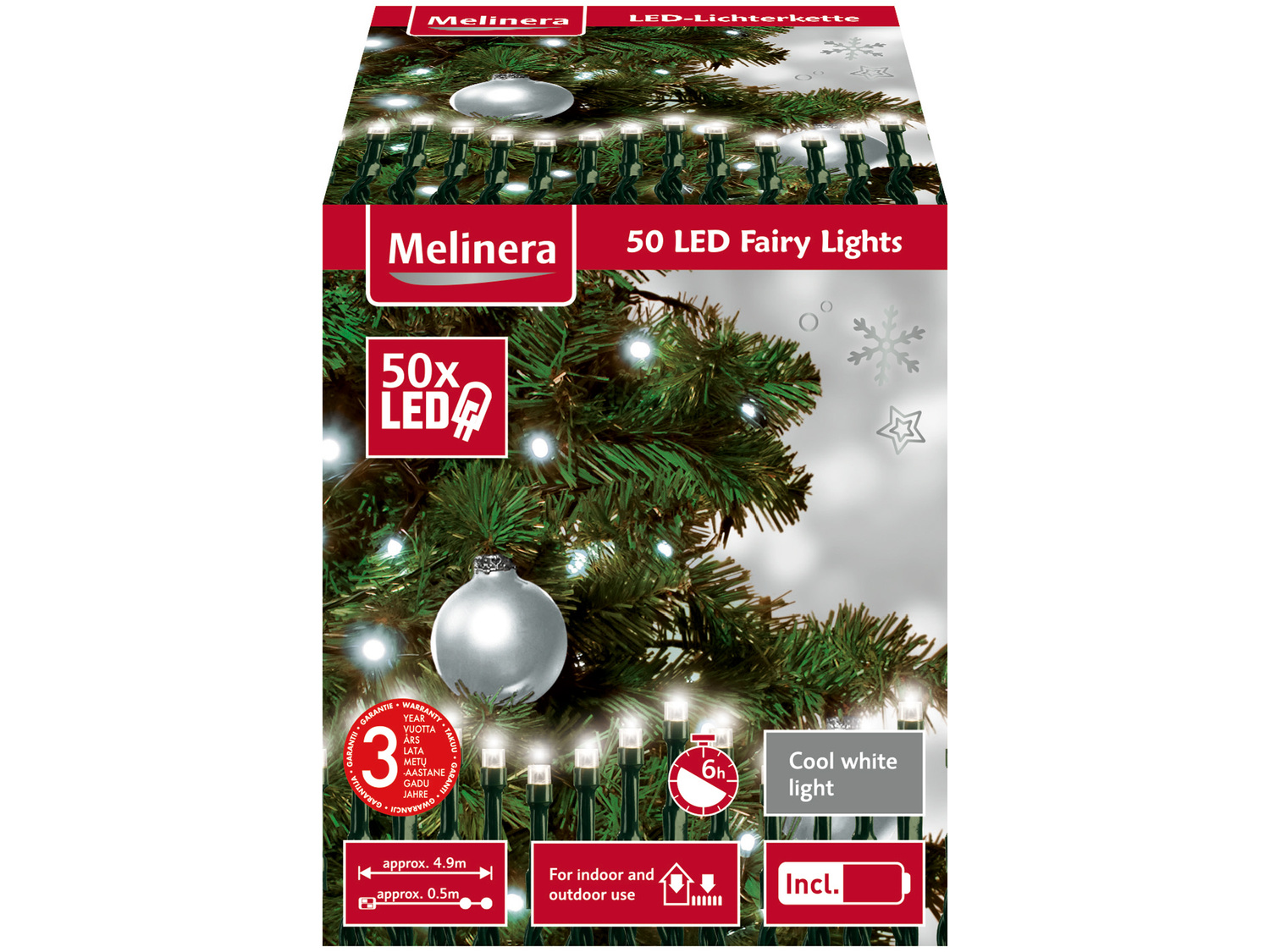 Łańcuch świetlny 50 diod LED Melinera, cena 14,99 PLN 
3 zestawy do wyboru 
- ...
