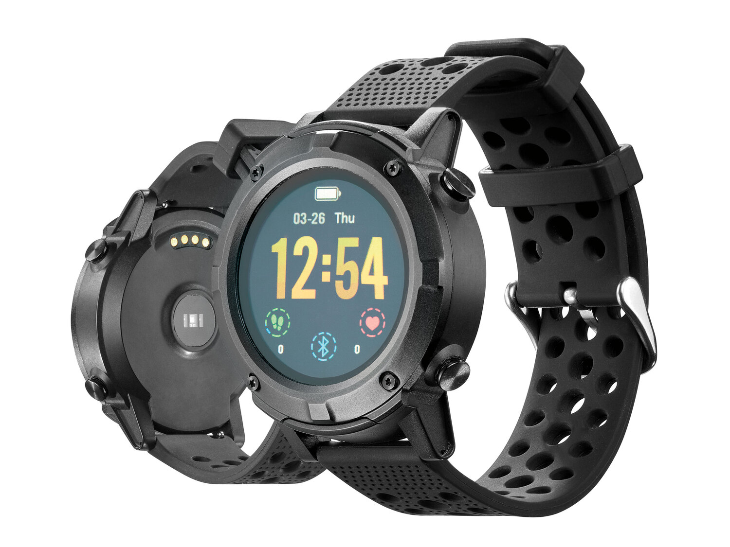 Smartwatch z GPS* Silvercrest, cena 249,00 PLN 
- akumulator litowo-polimerowy
- ...