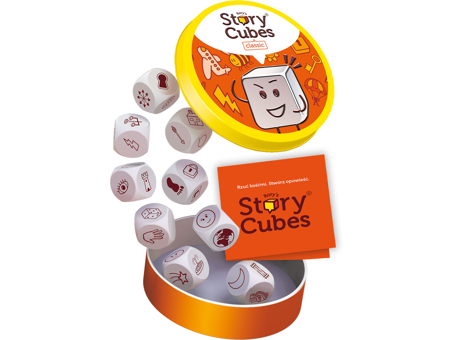 Story Cubes , cena 39,99 PLN 
- wciągająca gra kreatywna
- w zestawie: 9 kostek ...