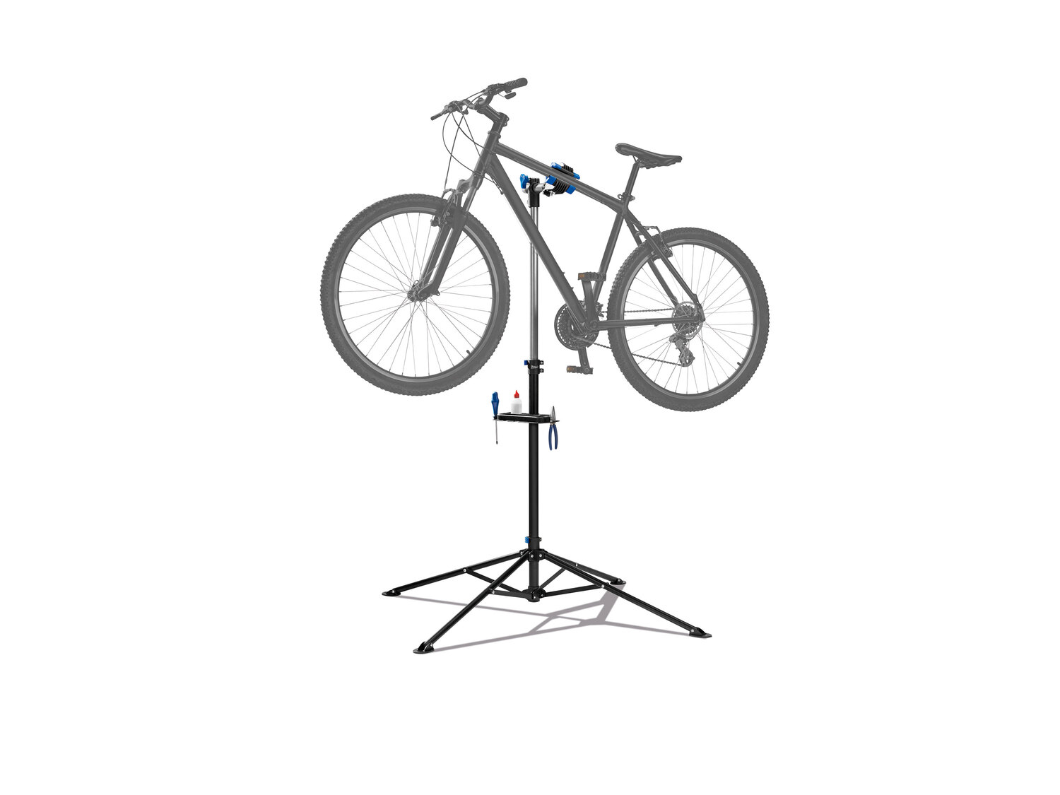 Stojak montażowy do roweru Crivit, cena 149,00 PLN 
- ok. 188 x 104 cm (wys. x ...