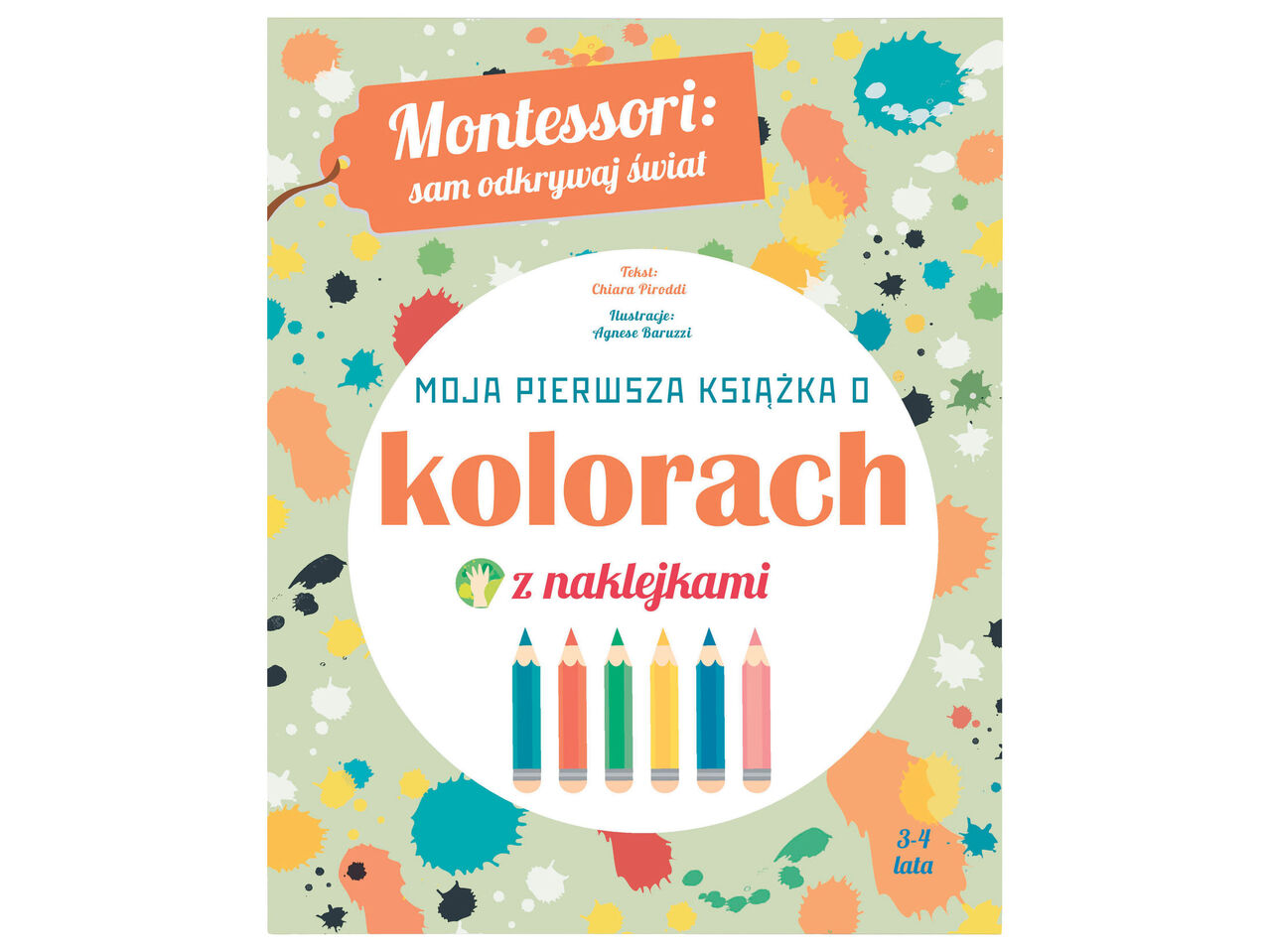 Zeszyt ćwiczeń Montessori z naklejkami , cena 14,99 PLN