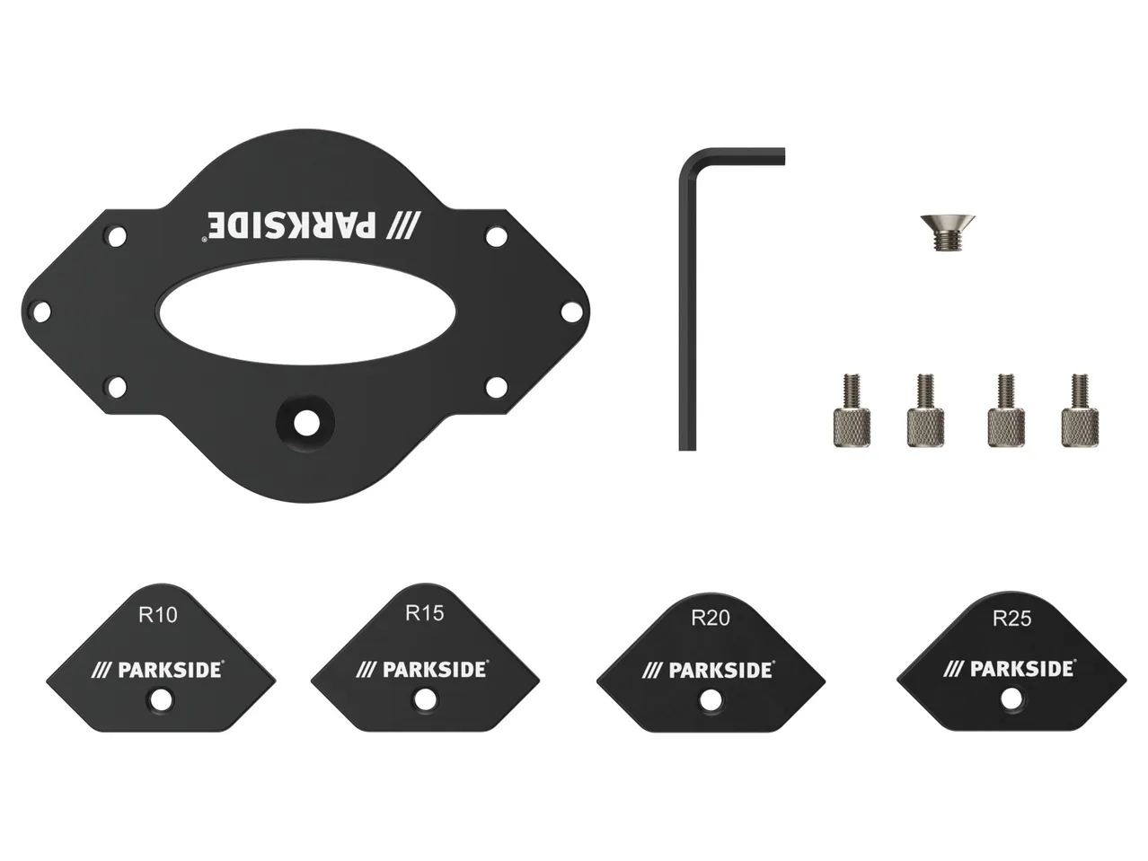 PARKSIDE® Zestaw aluminiowych szablonów do frezowania , cena 46,12 PLN 
PARKSIDE® ...