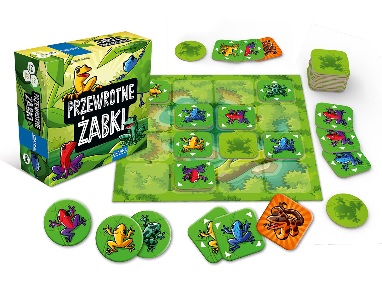 Gra Przewrotne żabki , cena 29,99 PLN 
Gra Przewrotne żabki 
- od 2 do 4 graczy
Gra ...