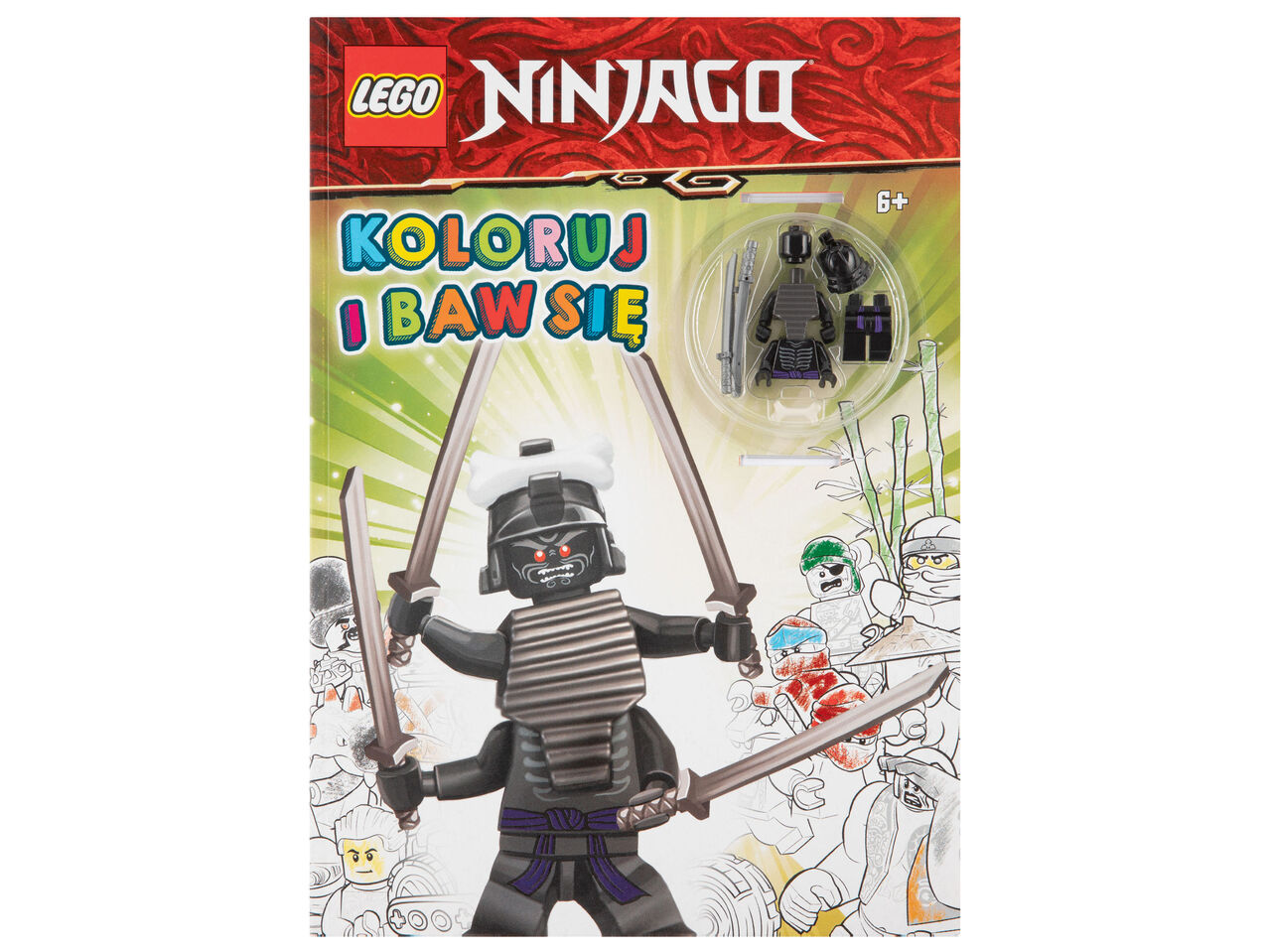 LEGO NINJAGO® Książka z figurką , cena 19,99 PLN
