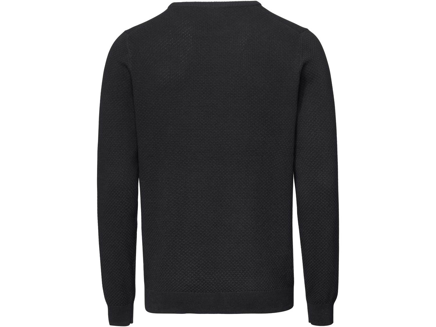 Sweter z biobawełny Livergy, cena 34,99 PLN 
- przyjemny dla skóry dzięki biobawełnie
- ...