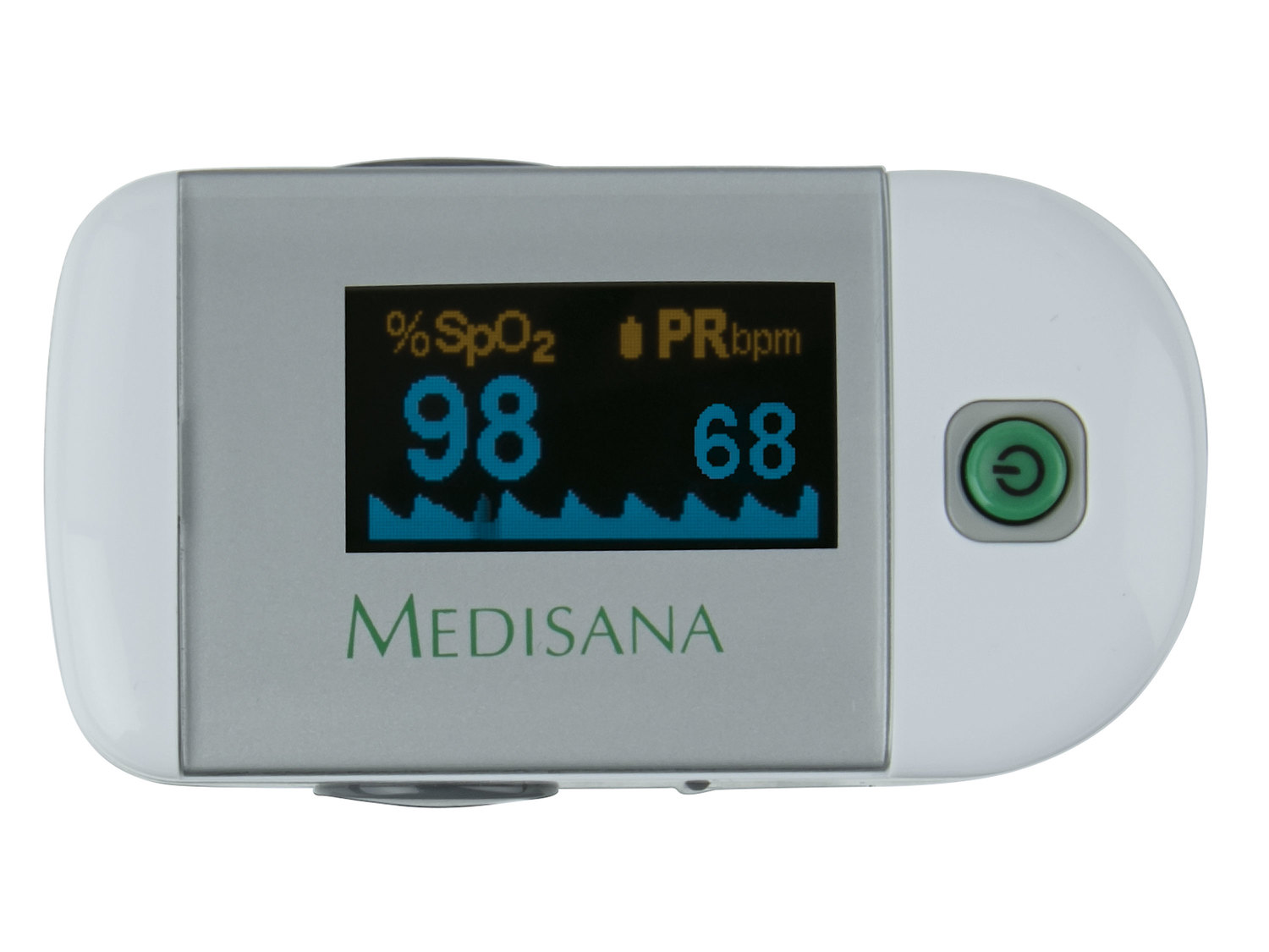 Pulsoksymetr Medisana, cena 89,90 PLN 
- wyrób medyczny urządzenie elektroniczne ...