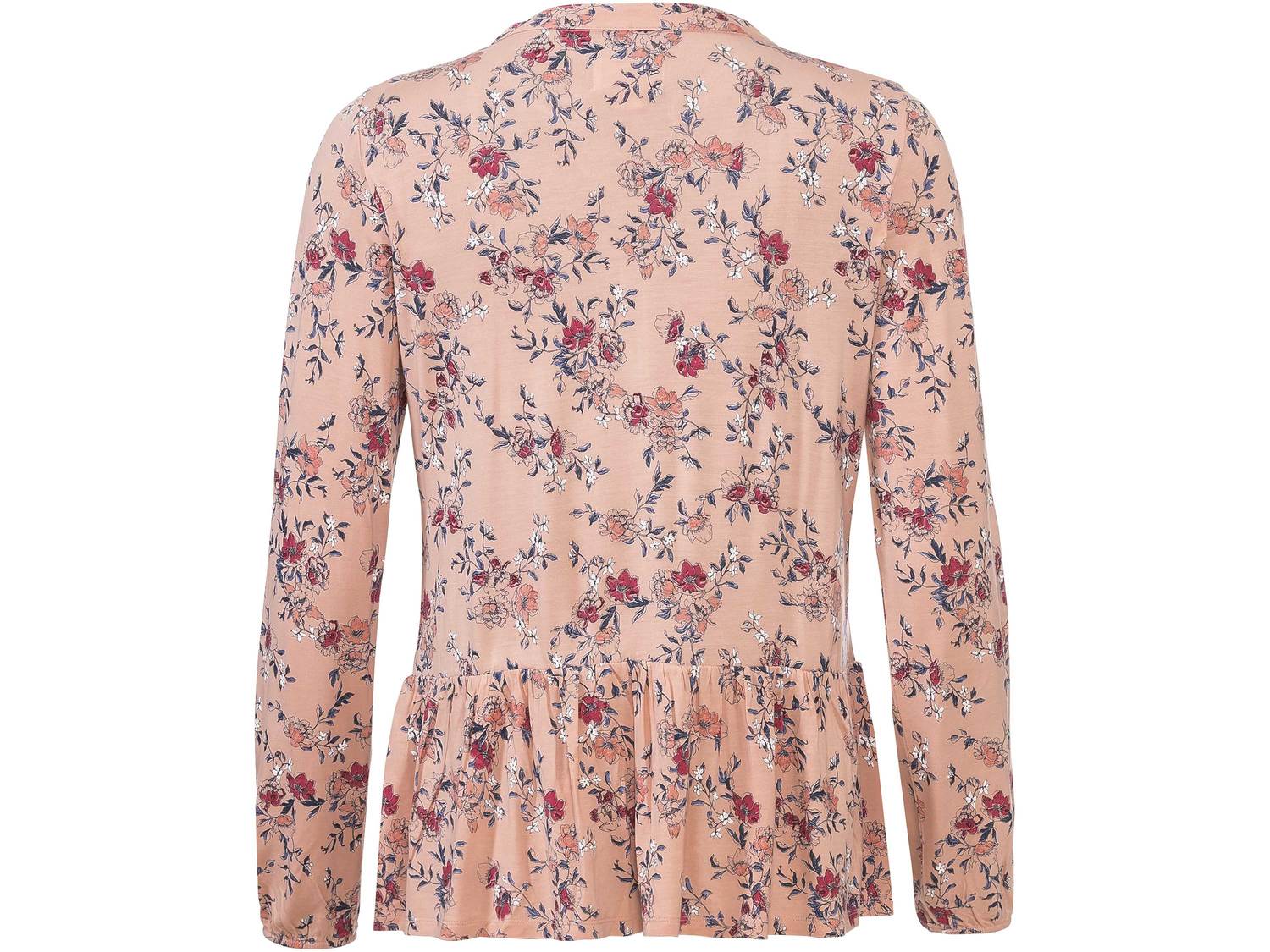 Bluzka damska z wiskozy Esmara, cena 39,99 PLN 
- romantyczne kwiatowe wzory 
- ...