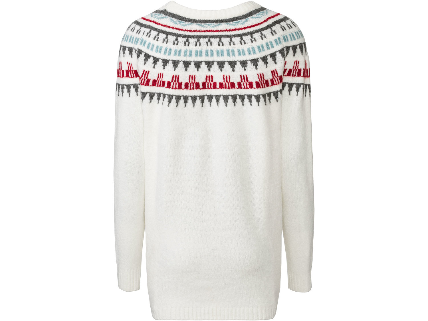 Sweter z motywem norweskim Esmara, cena 39,99 PLN 
- 82% poliakrylu, 16% poliestru, ...