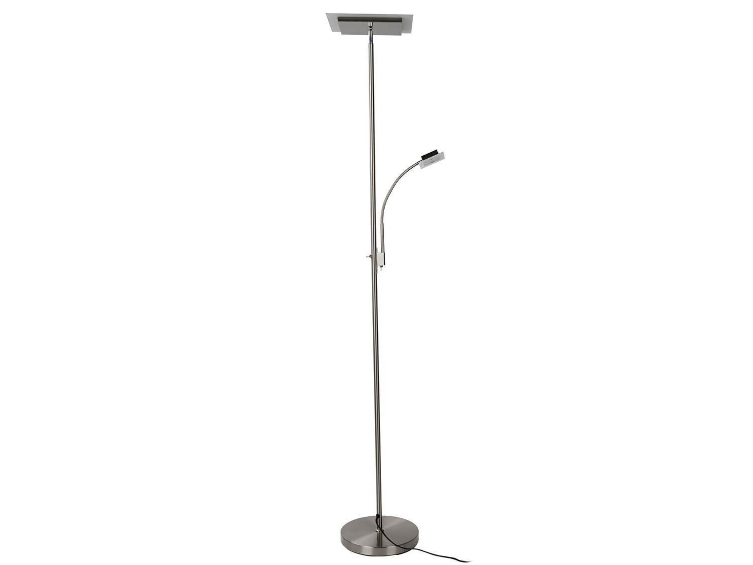 Lampa LED Livarno, cena 179,00 PLN 
- 2 moduły: lampa stojąca (moc 17 W) i lampka ...