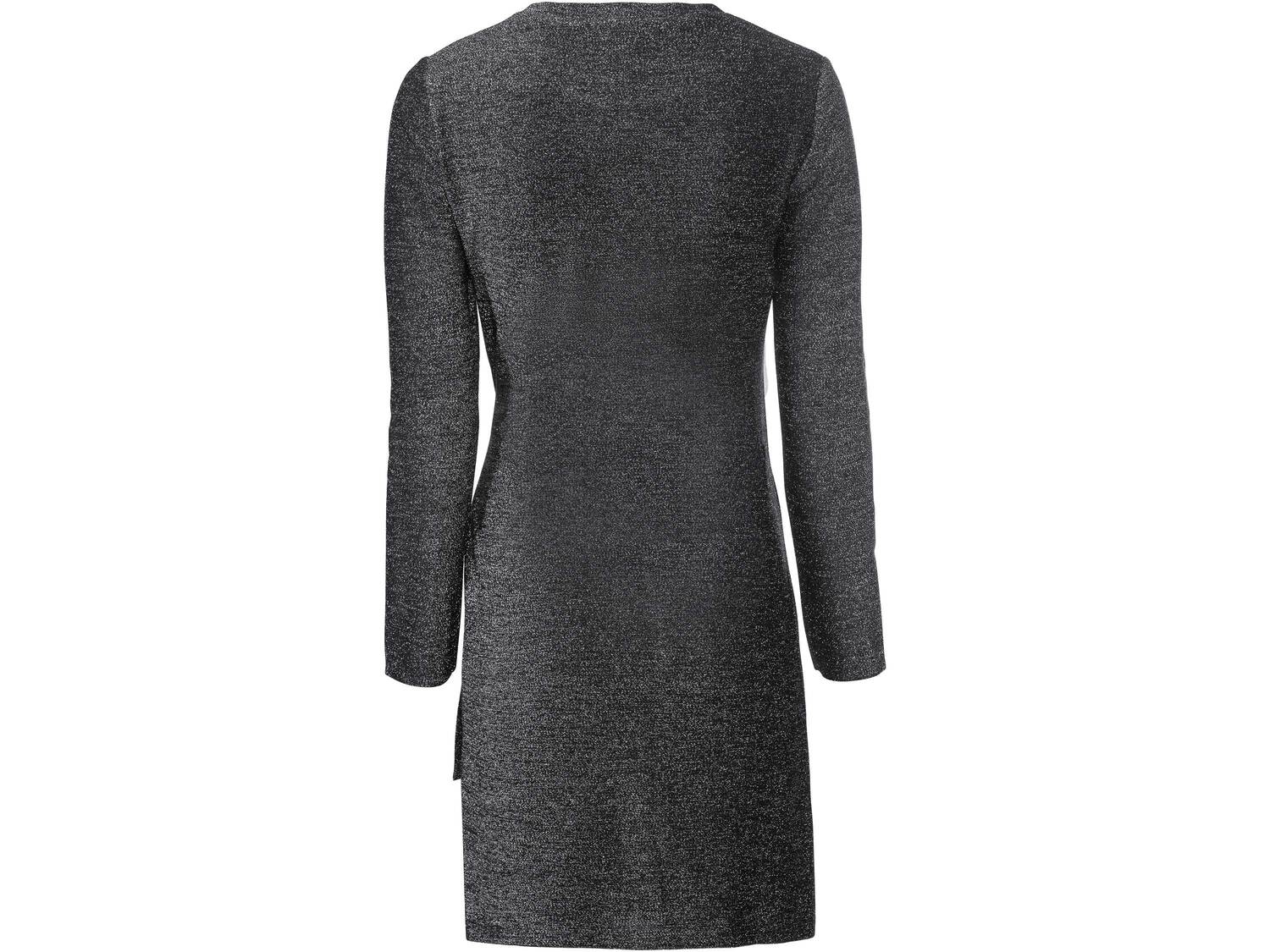 Sukienka z błyszczącej tkaniny Esmara, cena 49,99 PLN 
- rozmiary: XS-L
Dostępne ...