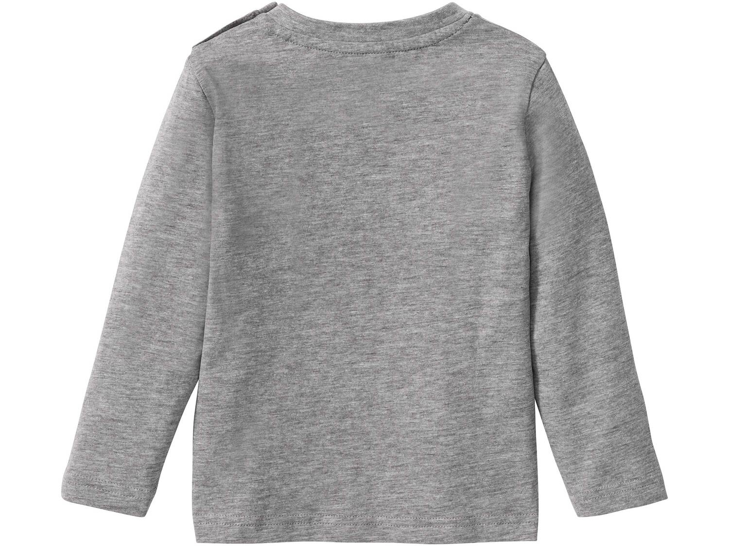 Koszulka z cekinami Lupilu, cena 14,99 PLN 
- rozmiary: 86-116
- 90% bawełny, 10% ...