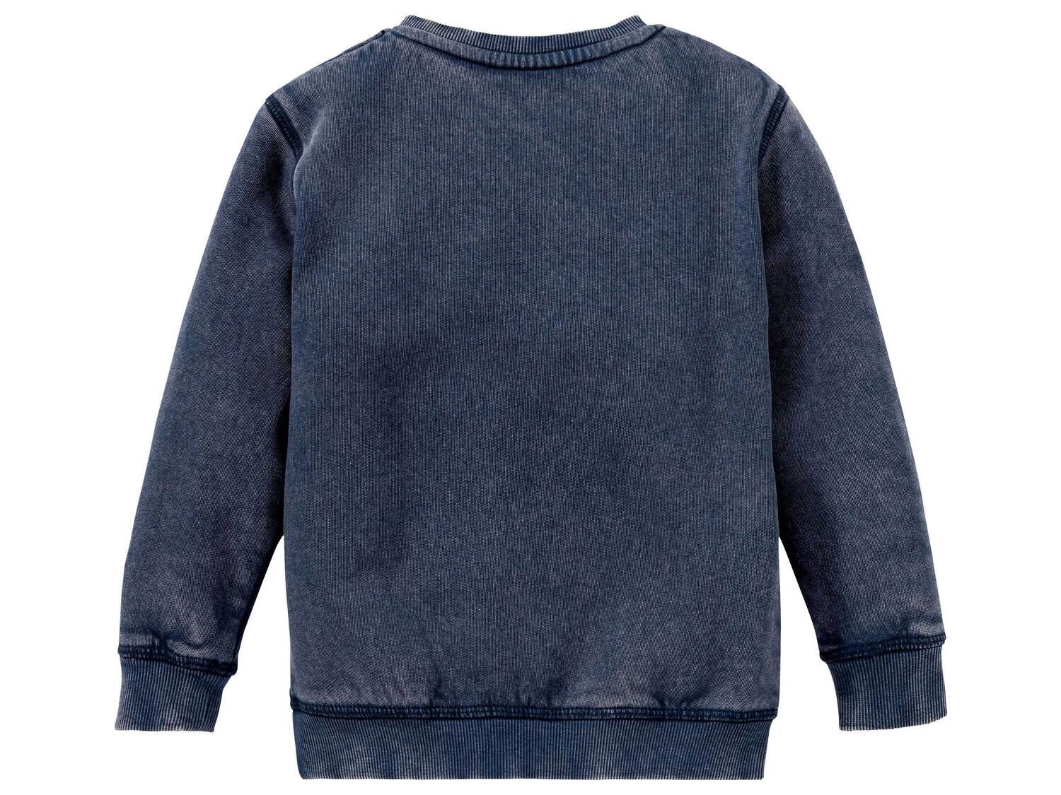 Bluza dresowa Lupilu, cena 19,99 PLN 
- rozmiary: 98-116
- wysoka zawartość bawełny
Dostępne ...