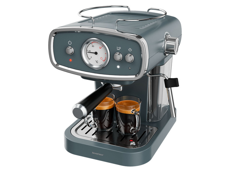 Silvercrest Kitchen Tools Ekspres ciśnieniowy do kawy SEM 1050 A1, 1050 W Silvercrest ...